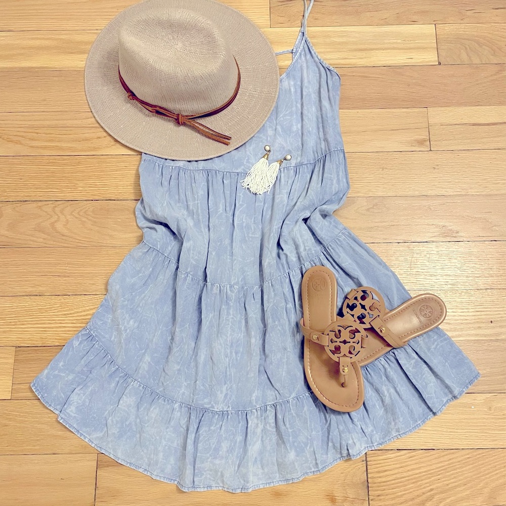 SOCIALITE Chambray Dress